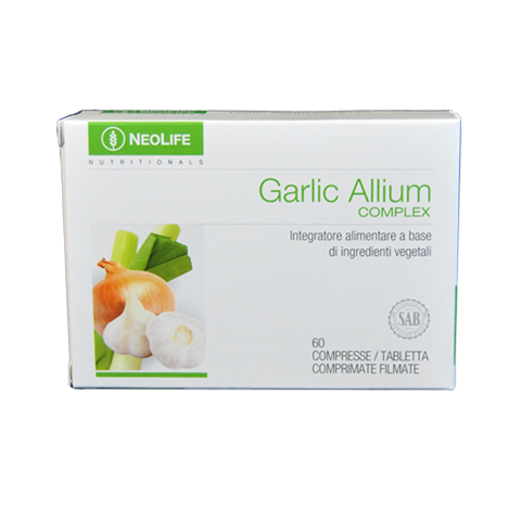 Garlic Allium Complex NeoLife natural supplement of active allicin from fresh garlic, without the problem of bad breath! Garlic Allium Complex NeoLife natural supplement of active allicin from fresh garlic, without the problem of bad breath!