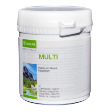 Multi di GNLD integratore alimentare naturale multivitaminico vitamina A B C D E, minerali, oligoelementi. Non contiene ferro