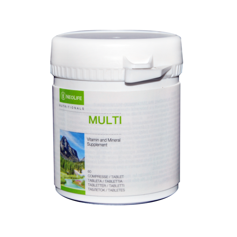 Multi di GNLD integratore alimentare naturale multivitaminico vitamina A B C D E, minerali, oligoelementi. Non contiene ferro