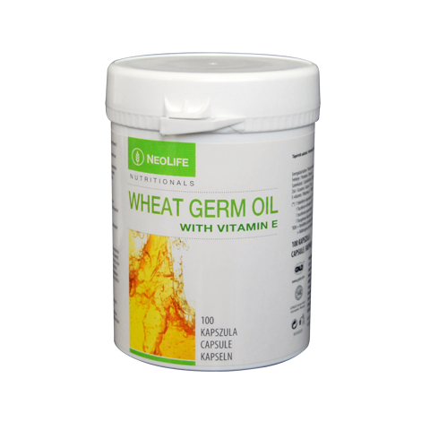 Wheat Germ Oil NeoLife wheat germ oil supplement with all 8 forms of vitamin E, 4 tocopherols and 4 tocotrienols
