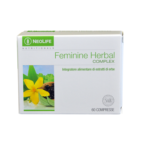 Feminine Herbal Complex di GNLD integratore naturale per donne, miscela di 10 erbe tra cui iperico tarassato agnocasto dioscorea