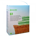 G1 Golden GNLD concentrated laundry detergent. Protects washing machines. Rinses out completely. Biodegradable