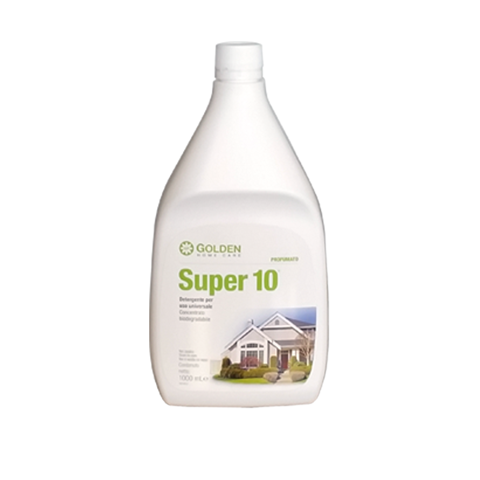 Super 10 di GNLD detergente universale multiuso concentrato per tutte le superfici lavabili. Delicato. Biodegradabile