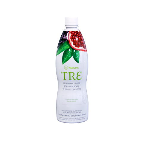 TRE NeoLife integratore antiossidante da acai, melagrana e tè verde, con mirtilli, sanbuco, resveratrolo, acido alfa-lipoico