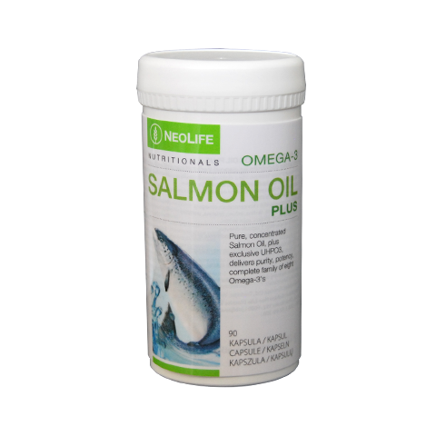 Omega-3 Salmon Oil Plus NeoLife GNLD integratore alimentare naturale acidi grassi omega-3 di tutte 8 le famiglie da olio salmone