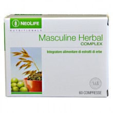 Masculine Herbal Complex NeoLife GNLD integratore naturale per uomini, 9 erbe tra cui palmetto di Sabal, melissa, damiana