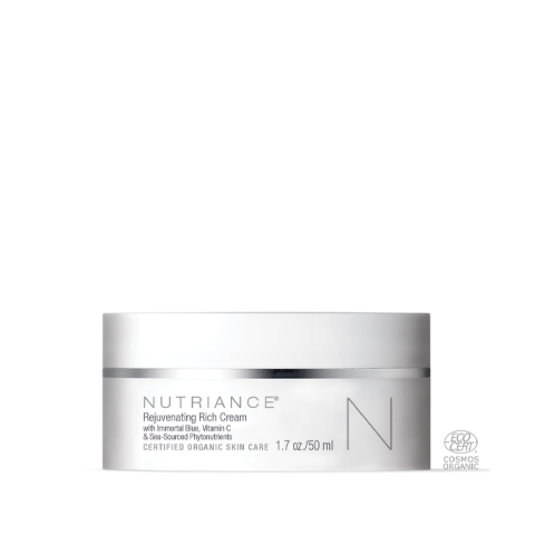 Rejuvenating Rich Cream Nutriance Organic moisturizing rejuvenating cream Clinically tested to reduce wrinkles