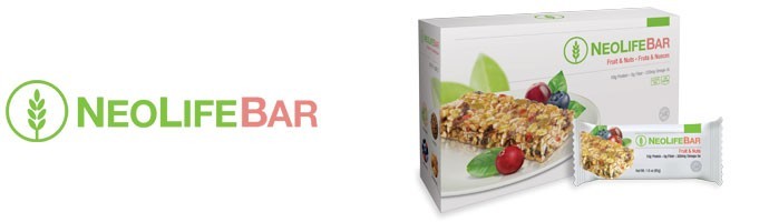 NeoLifeBar GNLD barretta snack ai cereali integrali, frutta secca e semi senza glutine