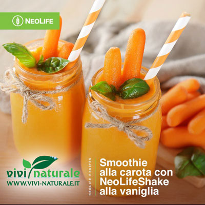 NeoLifeShake ricetta con carote