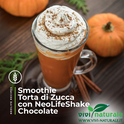 NeoLifeShake cioccolato ricetta torta di zucca